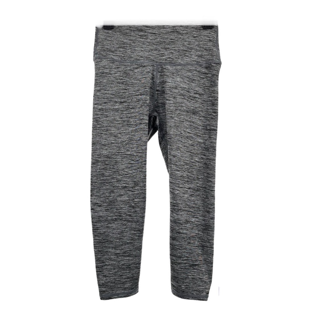 Papaya Active Leggings Marled Gray Silky Smooth 7/8” Length Size Large